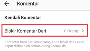 Cara menonaktifkan Kolom Komentar di post Instagram 5 menghilangkan kolom komentar instagram