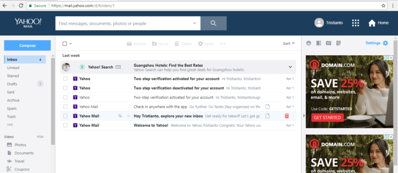 Cara mengamankan akun Yahoo! Mail berdasarkan fitur aktivitas mencurigakan 2 Cara mengamankan akun Yahoo! Mail berdasarkan fitur aktivitas mencurigakan 1