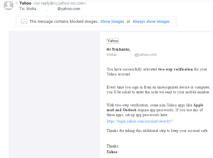 Cara mengaktifkan fitur verifikasi dua langkah di Yahoo 9 verifikasi dua langkah yahoo mail