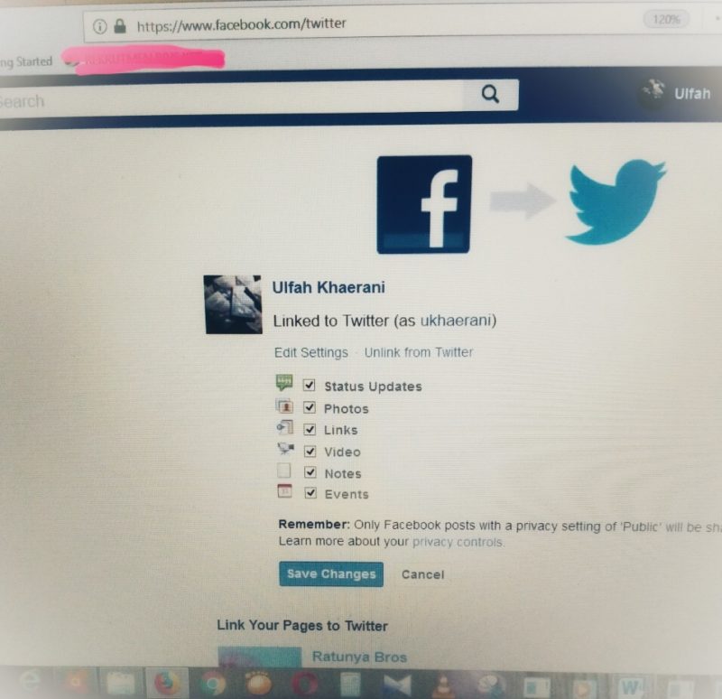 Cara Menghubungkan Twitter Ke Facebook Dan Sebaliknya 6 Cara Menghubungkan Twitter Ke Facebook Dan Sebaliknya 5