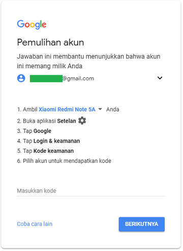 Lupa Password Gmail kamu? Ini 5 cara mengatasinya 24 Lupa Password Gmail kamu? Ini 5 cara mengatasinya 23