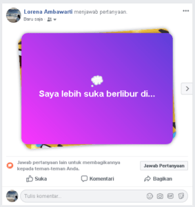 Cara mudah membuat Status Jawab Pertanyaan di Facebook 15 Cara mudah membuat Status Jawab Pertanyaan di Facebook 14