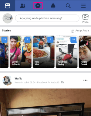 Cara keluar dari grup chat di facebook 1 Beranda facebook