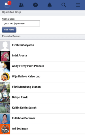 Cara keluar dari grup chat di facebook 3 Peserta dalam grup