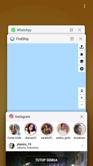 Cara atasi masalah tidak bisa upload foto atau video di Instagram 6 tutup semua aplikasi yang terbuka