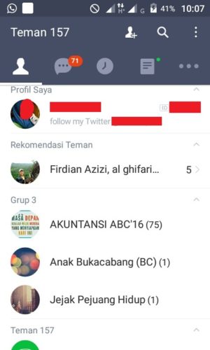 #2 cara mudah menghapus grup LINE di smartphone kamu 5 Tampilan saat grup berhasil di hapus di Line