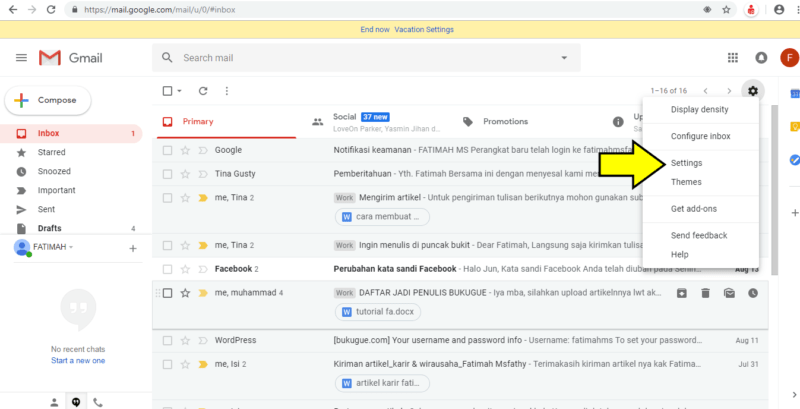 Cara mempercantik tulisan di gmail dengan pemformatan font dan warna 20 Langkah Mengatur default text