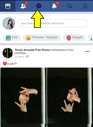 Cara menambahkan stiker keren ke chat di aplikasi facebook 1 Halaman Beranda