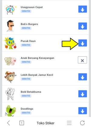 Cara menambahkan stiker keren ke chat di aplikasi facebook 4 Toko stiker download stiker baru disini
