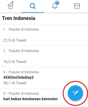 Apa itu kultwit dan fitur thread di twitter ? 1 Membuat thread Twitter melalui ikon yang biasa digunakan untuk menulis