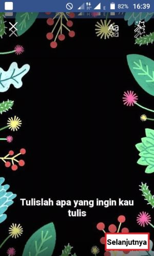 Cara membuat dan melihat stories di Facebook 13 memilih "Selanjutnya" untuk mengunggah stories kamu