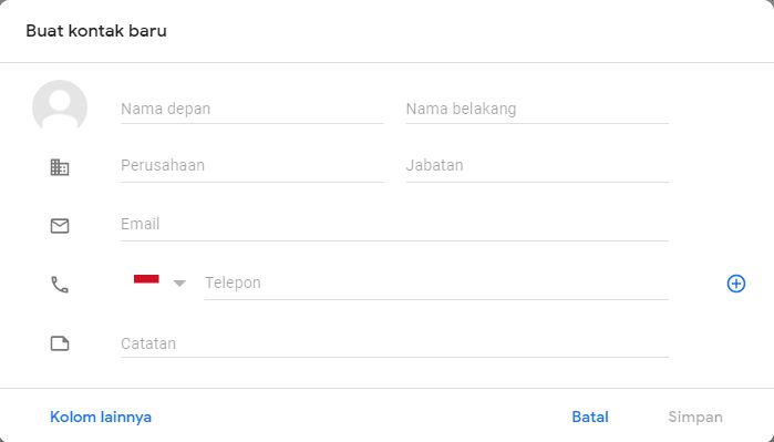 Cara mengirim email massal kebanyak penerima sekaligus dengan gmail 6 Form saat mengisikan alamat email untuk ditambahkan kedalam grup