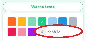 Cara merubah warna background atau tema Twitter 6 Tampilan saat ingin menentukan sendiri warna tema Twitter