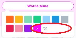 Cara merubah warna background atau tema Twitter 7 Gunakan kode warna untuk menentukan warna tema Twitter
