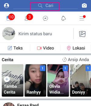 Cara menyingkirkan status/feed dari teman fb tanpa ketahuan 1 Laman beranda