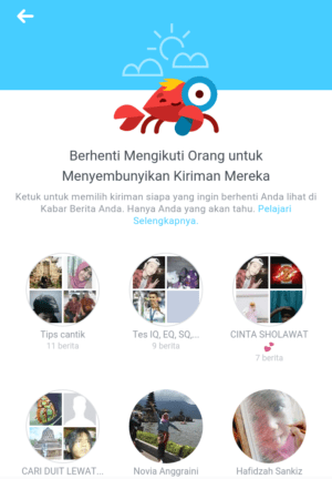Cara menyingkirkan status/feed dari teman fb tanpa ketahuan 12 Daftar pilihan unfollow