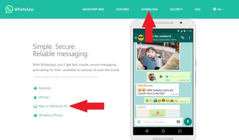 (Wa web) Cara mudah menggunakan whatsapp web 7 link download wa untuk komputer atau laptop