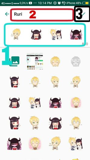 Cara menambah sticker Line ke Whatsapp 20 Cara menambah sticker Line ke Whatsapp 19