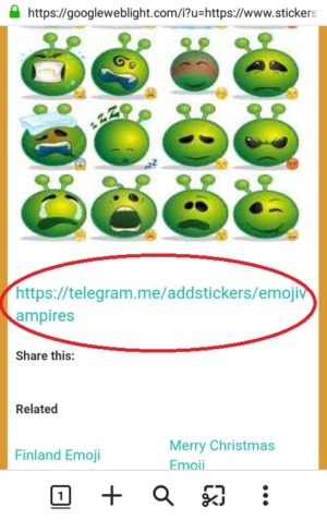 Cara cari dan download ratusan stiker di Telegram 14 klik pada alamat tautan untuk masuk ke Telegram secara otomatis