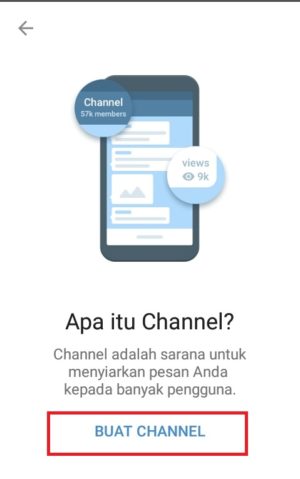 Cara membuat channel di Telegram 3 Halaman info yang muncul bagi pengguna baru