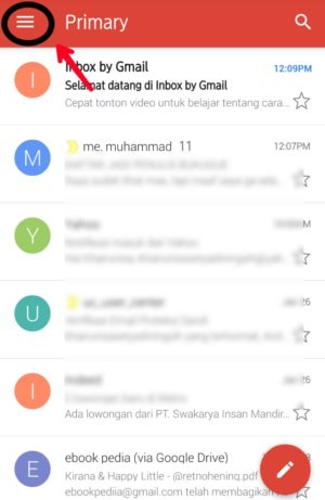 Cara membuka email Yahoo di HP 5 Cara membuka email Yahoo di HP 4