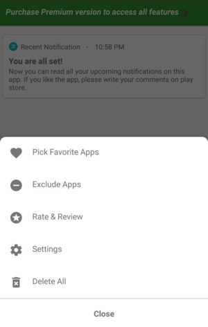 Apa itu Recent Notification? Semua tentang aplikasi ini 12 Opsi tool titik tiga di pojok kanan bawah