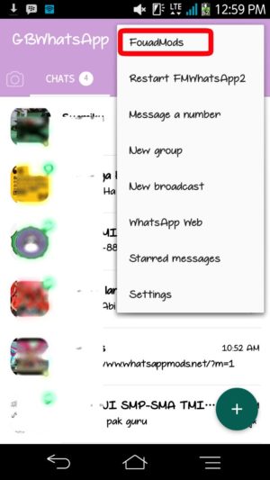 Apa sih WhatsApp Mod itu? 14 Tap FouadMod