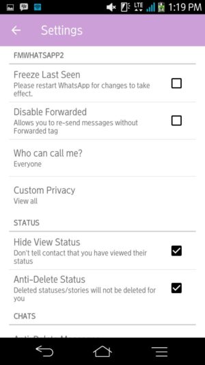 Apa sih WhatsApp Mod itu? 23 Opsi setting privacy