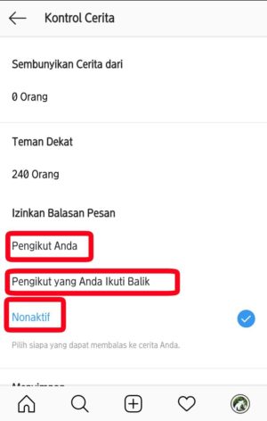 Cara menghilangkan kolom komentar di story instagram 9 opsi izinkan balasan pesan