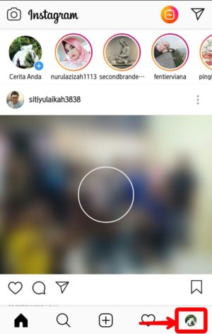 Cara menghilangkan kolom komentar di story instagram 2 Tap foto profil di pojok kanan bawah
