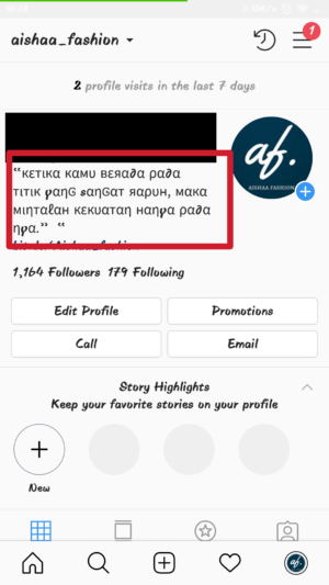 Cara pakai font keren di instagram kamu 29 Cara pakai font keren di instagram kamu 28