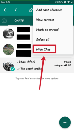Cara mudah sembunyikan pesan WhatsApp kamu 9 Cara mudah sembunyikan pesan WhatsApp kamu 8