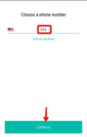 Cara mendaftar telegram tanpa nomor hp pribadi 5 Ketik kode area nomor ponsel (US/Canada)