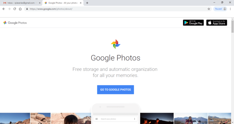 Cara memasang atau mengganti tema background Gmail 4 Tampilan google photos