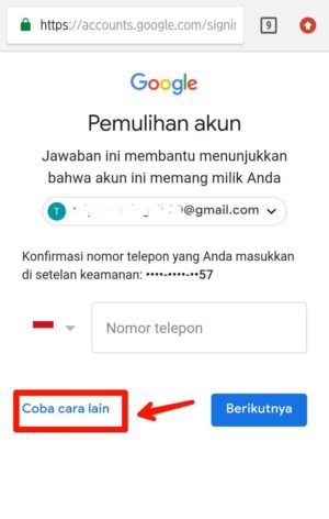 Cara mengembalikan akun Gmail yang kena hack / di bajak 12 Tap Coba cara lain