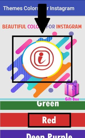 Cara mengganti warna tema Instagram 11 Memilih warna tema yang akan diterapkan