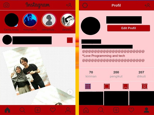 Cara mengganti warna tema Instagram 14 tampilan Instagram yang baru dengan warna tema sesuai dengan keinginan