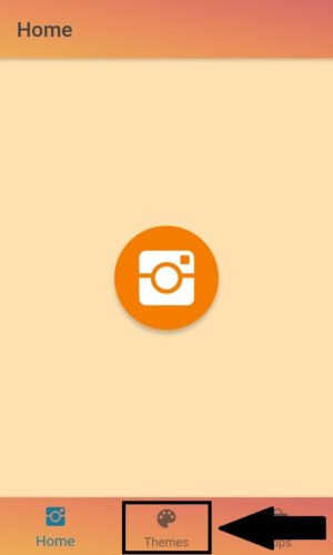 Cara mengganti warna tema Instagram 2 Tampilan halaman awal aplikasi "Colors for Instagram"