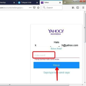 Cara menghapus pesan email secara cepat di Yahoo 12 Masukkan kata sandi/password email Yahoo