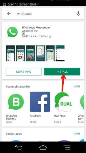 Cara mudah logout WhatsApp di smartphone kamu 8 Tap Install