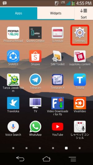 Cara mudah logout WhatsApp di smartphone kamu 1 Buka pengaturan di Hp