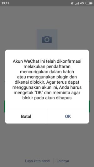 Wechat membuka yang terblokir akun Cara Mengatasi