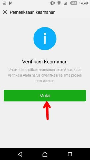 Cara buat akun WeChat terbaru 4 Tap Mulai