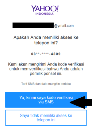 Lupa password yahoo kamu? Ini cara mengatasinya 4 gambar 4 : Tap kotak biru