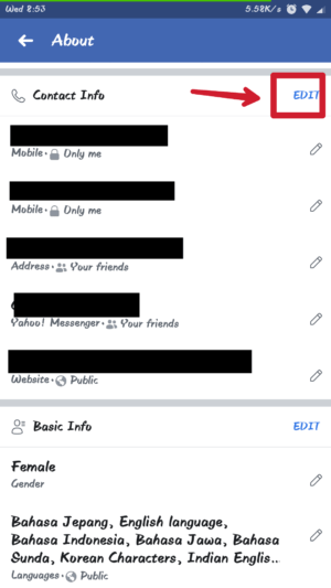 Cara untuk menyembunyikan emailmu di profil facebook 6 Cara untuk menyembunyikan emailmu di profil facebook 5
