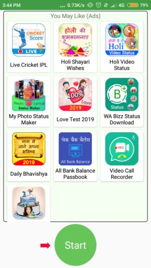 Cara download status (foto dan video) di WhatsApp 11 Tekan start