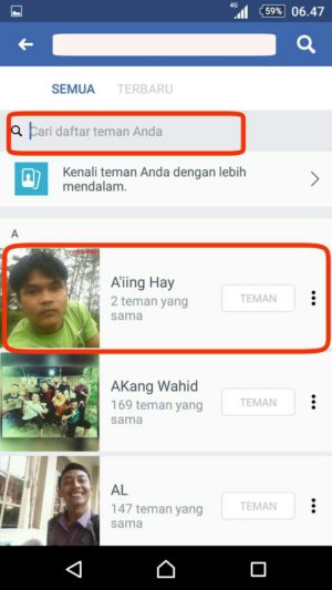 Cara memblokir akun facebook orang yang gangguin kamu (sekaligus cara bukanya) 2 Ketik nama teman yang ingin kamu blokir