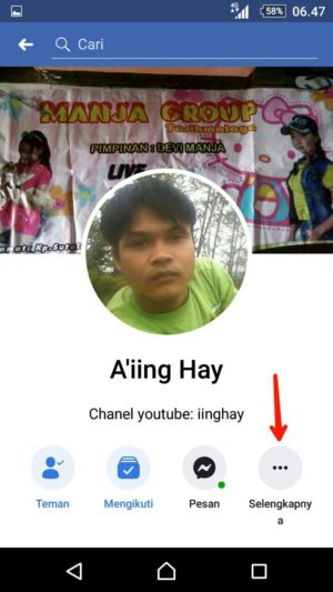 Cara memblokir akun facebook orang yang gangguin kamu (sekaligus cara bukanya) 3 Tap tool titik tiga (selengkapnya)