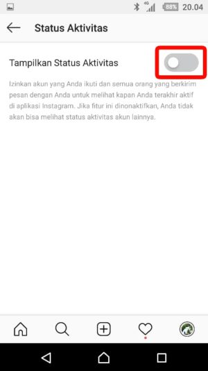 Cara sembunyikan status "Online" atau last seen di DM instagram 5 Tap icon bulat