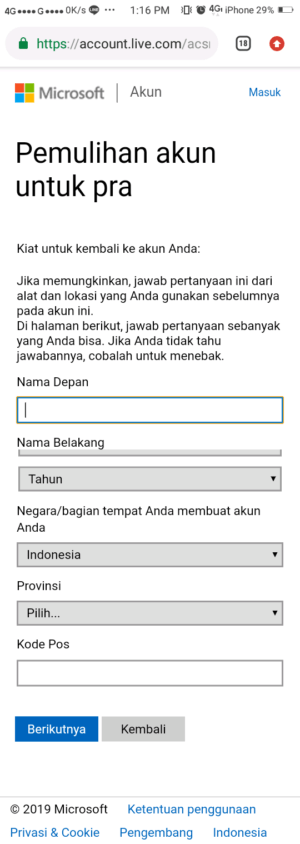 Cara mengatasi lupa kata sandi akun email outlook 20 Cara mengatasi lupa kata sandi akun email outlook 19